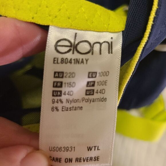 Elomi Energise Sports Bra 44D NWT Elomi 44D Bra - Picture 6 of 8